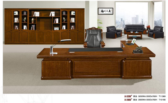 福州辦公家具-實木辦公桌系列款14